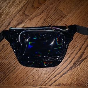 Black fanny pack